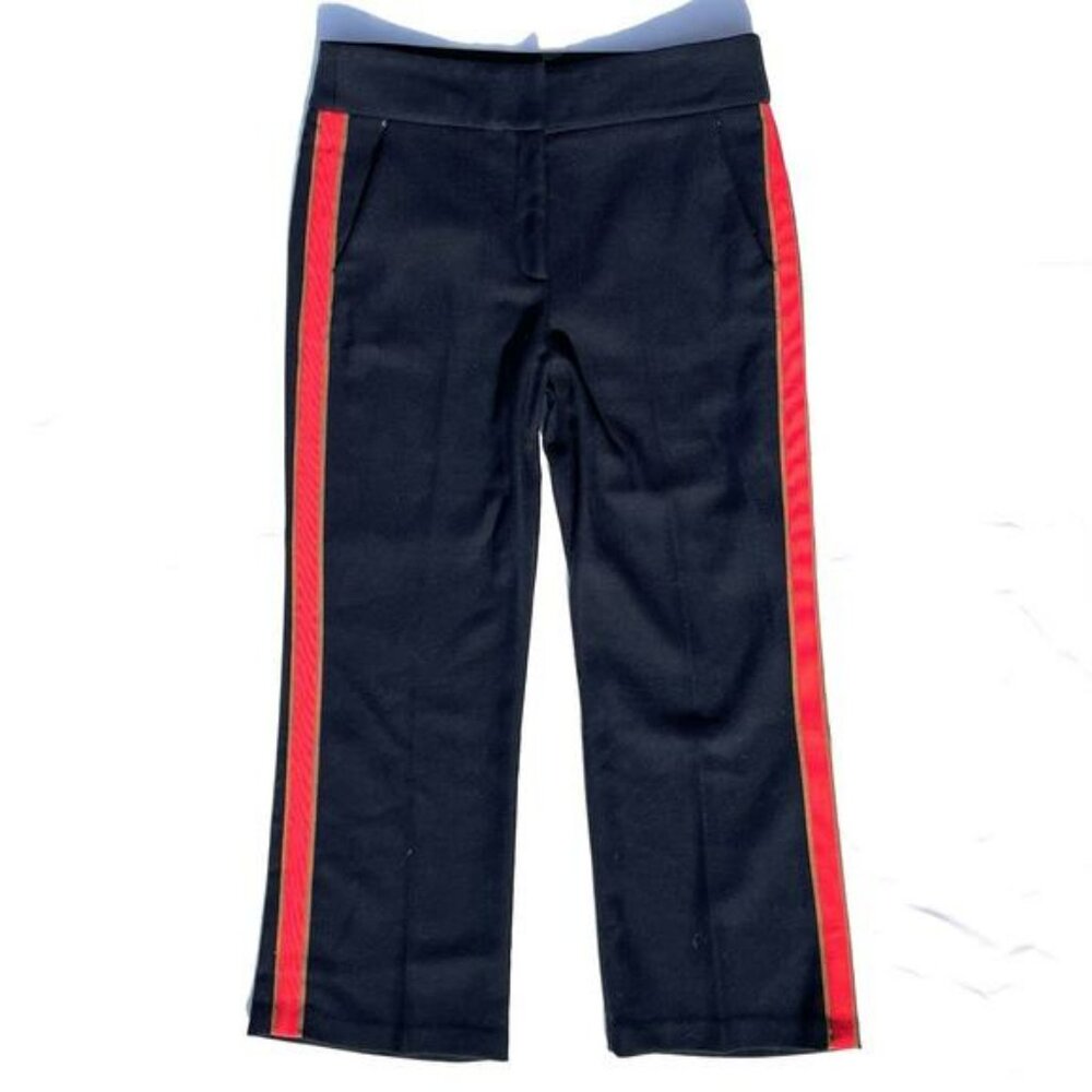 Veronica Beard Navy  with Red stripe Cormac Trouser